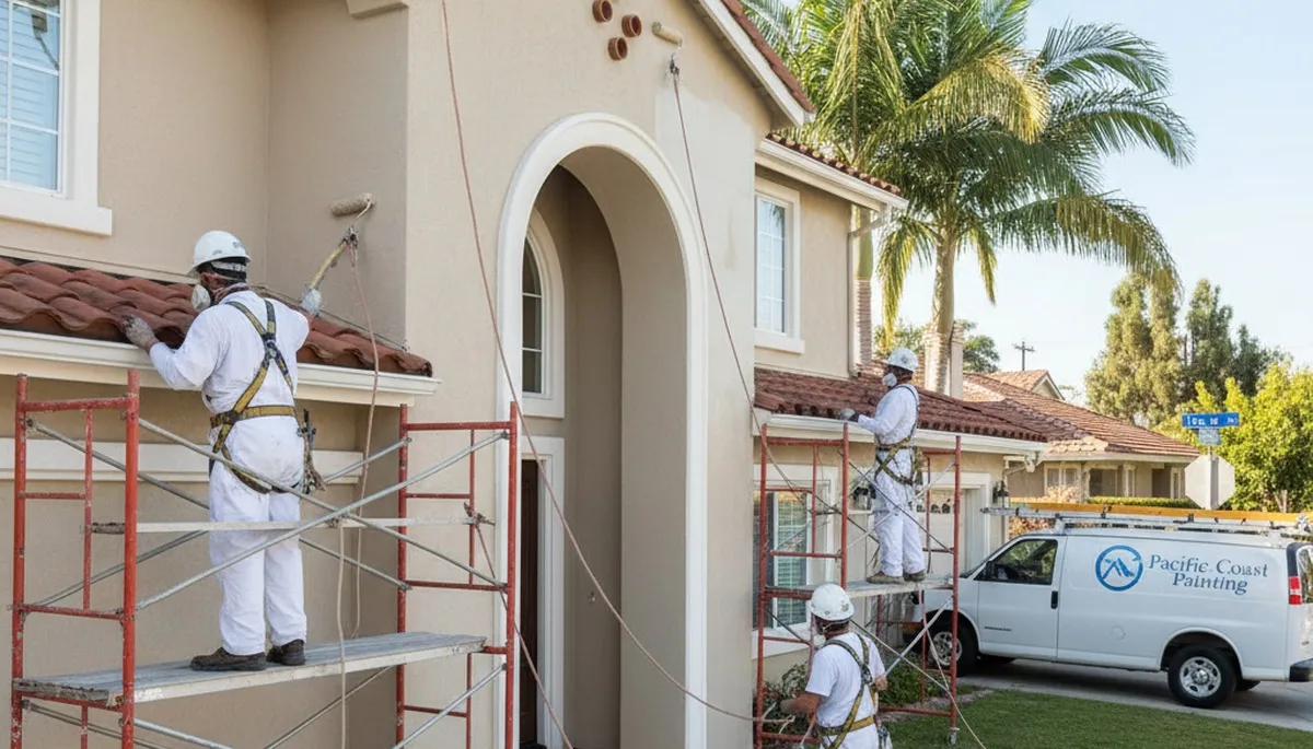 Painter providing professional painting services in Anaheim, CA for homes and businesses