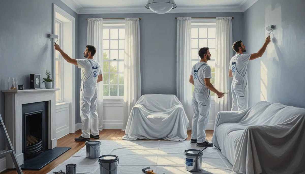 Interior house painting in Anaheim, CA by Anaheim Paint Pros for lasting, professional results