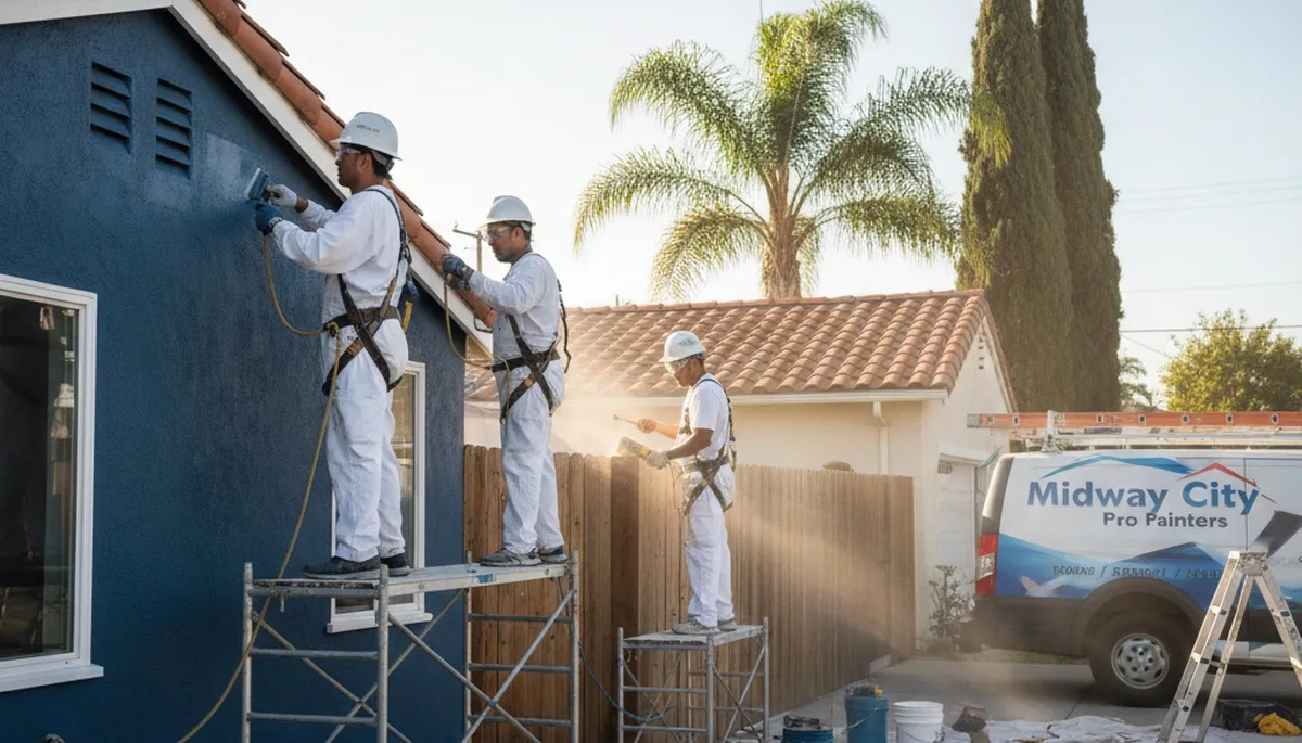 Painting contractor in Anaheim, CA providing professional interior and exterior painting services